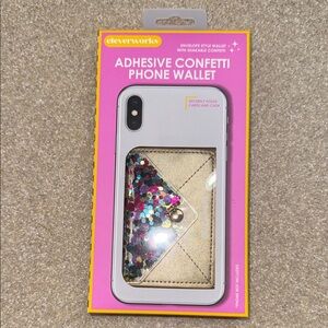 Packed Party Multicolor Confetti Phone Wallet